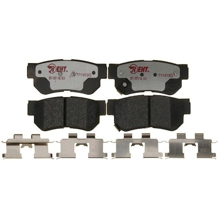 R/M Brakes BRAKE PADS OEM OE Replacement Hybrid Technology Includes Mounting Hardware EHT813H